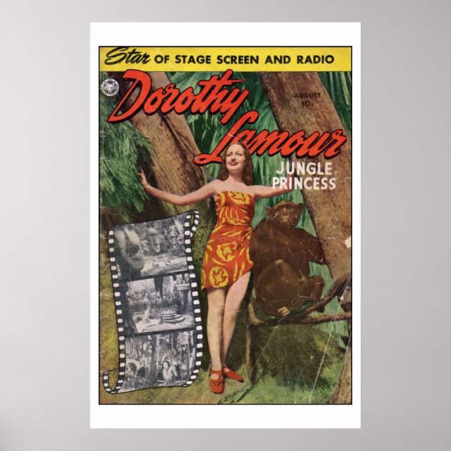 Dorothy Lamour Jungle Princess Poster (Vorne)