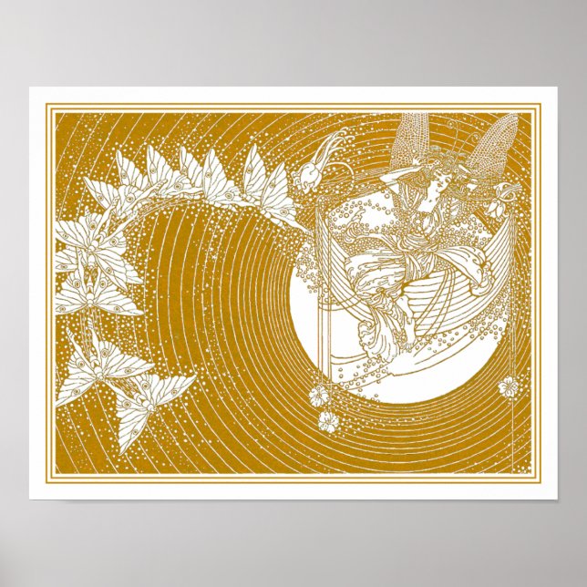 Dorothy Lathrop: Schiff der Träume Feendarstellung Poster (Vorne)