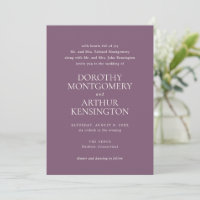 Dorothy Lila Elegant Wedding