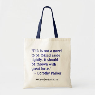 Dorothy Parker-Buch-Tasche Tragetasche