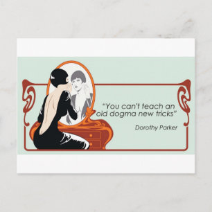 Dorothy Parker Quote Postkarte