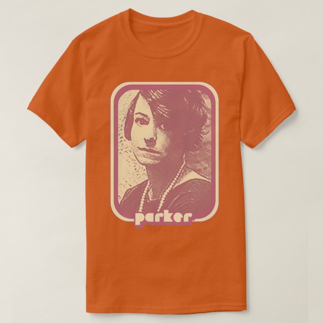 Dorothy Parker Retro Fan Art Design T-Shirt (Design vorne)