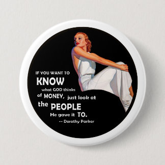Dorothy Parker: Weisheit und Weisheit Button