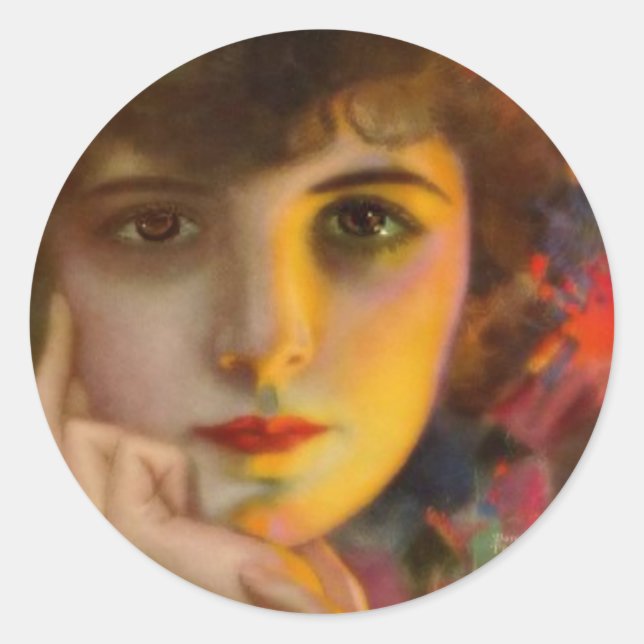 Dorothy Phillips Runder Aufkleber (Vorderseite)