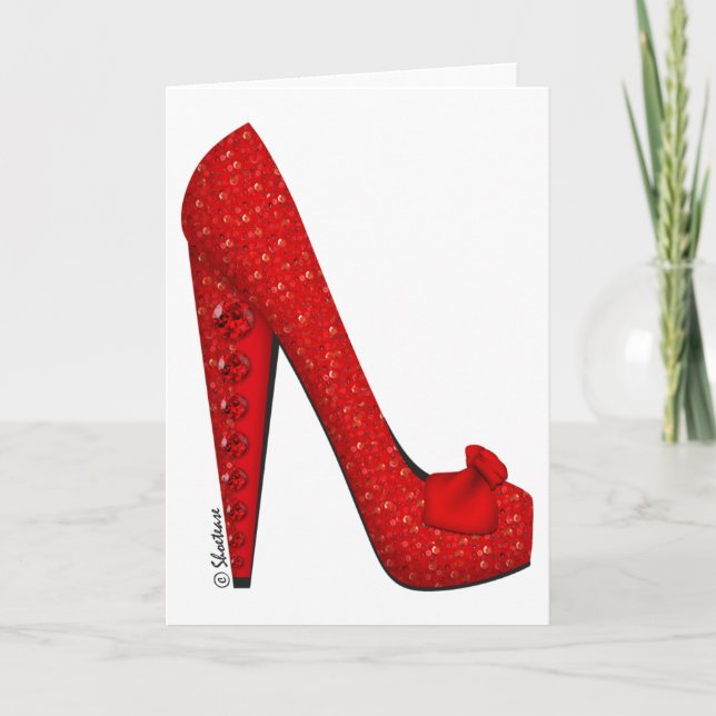 Dorothy Ruby Pump Karte (Vorderseite)