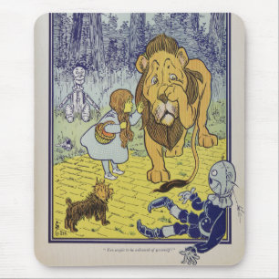 Dorothy und der feige Löwe aus dem Zauberer von Oz Mousepad