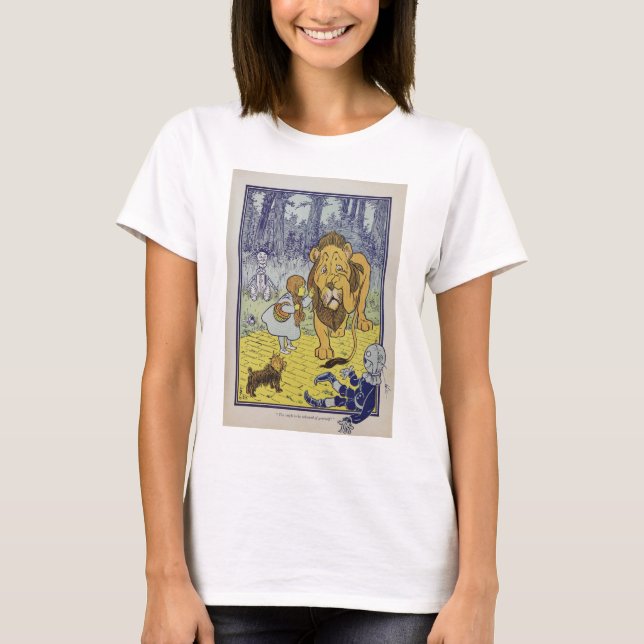 Dorothy und der feige Löwe von Zauberer von Oz T-Shirt (Vorderseite)