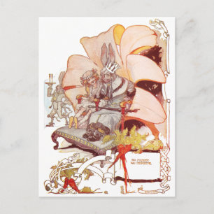 Dorothy und der König von Bunnybury Vintag Oz Postkarte