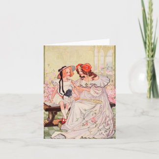 Dorothy und Ozma Blank Grußkarten Karte