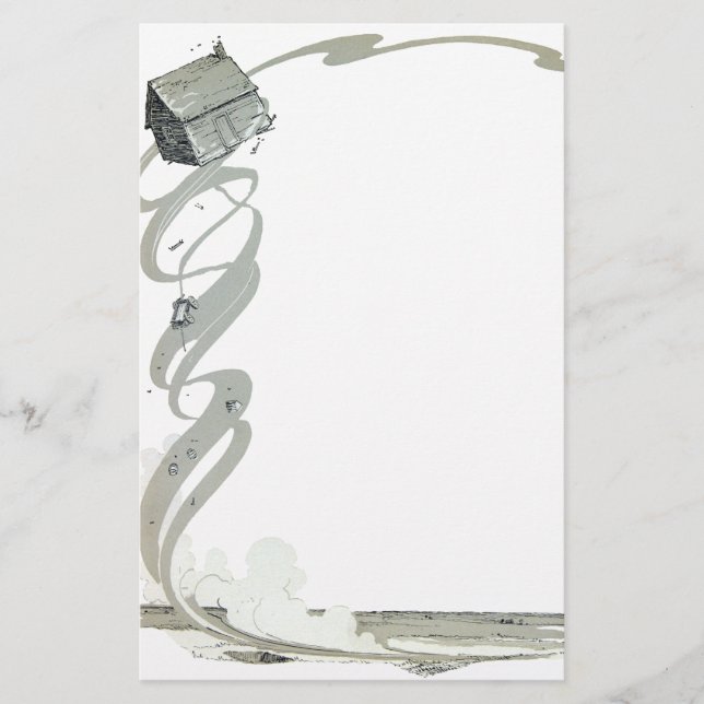 Dorothys Haus - der Wirbelsturm Briefpapier (Vorderseite)