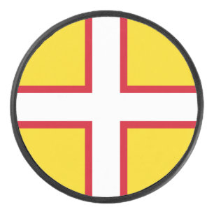 Dorset-Flagge Eishockey Puck