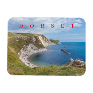 Dorset Man O'War Beach View Kühlschrankmagnet Magnet