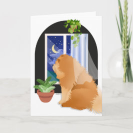 DORT DRAUSSEN IRGENDWO Chow Art Cards Karte