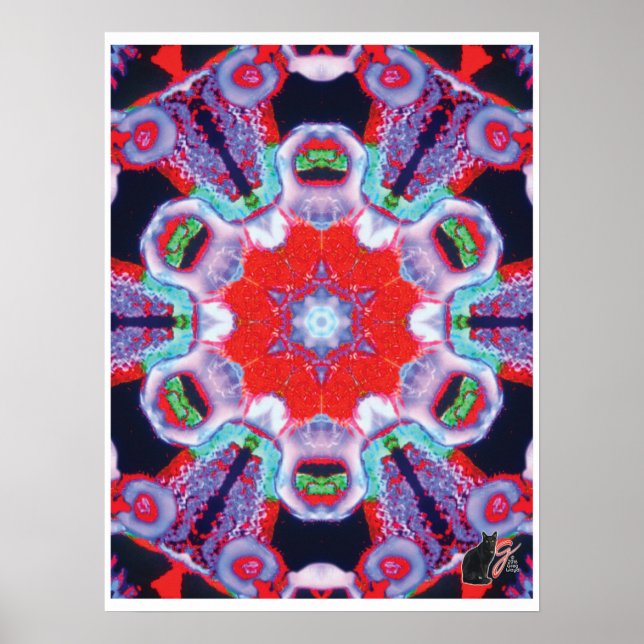 Dort Kaleidoskop Poster (Vorne)