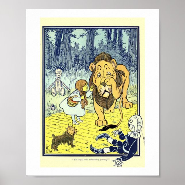 Dorthey,  Vogelscheuche und Blechmann treffen den  Poster (Vorne)