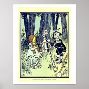 Dorthy & Scare Crow treffen den Tin Man Poster