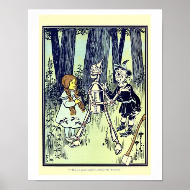 Dorthy & Scare Crow treffen den Tin Man   Poster (Vorne)