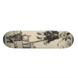 Dorthy, Vogelscheuche und Toto Skateboard
