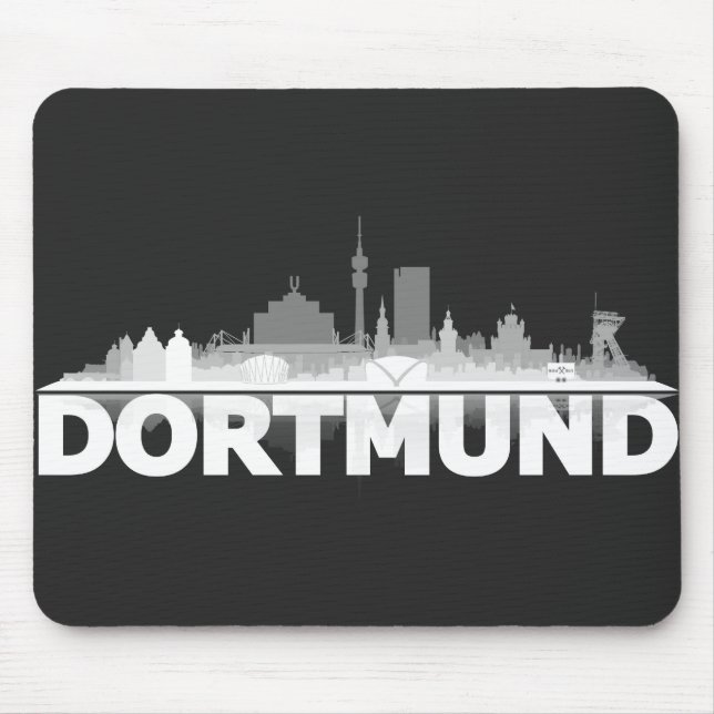 Dortmund City Skyline Mousepad (Vorne)