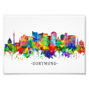 Dortmund Deutschland Skyline Fotodruck