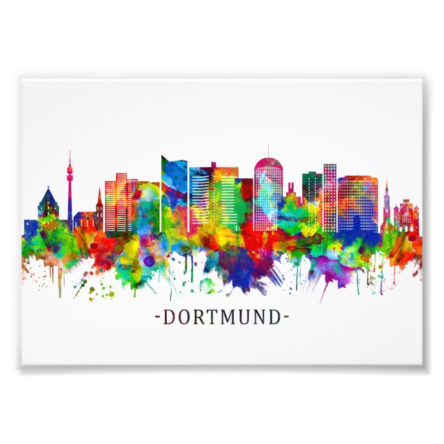 Dortmund Deutschland Skyline Fotodruck (Vorne)