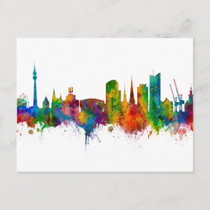 Dortmund Deutschland Skyline Postkarte