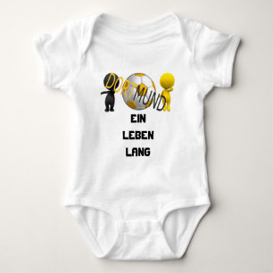 Dortmund Fan Design Baby Strampler