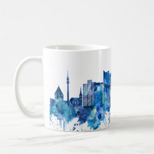 Dortmund Germany Skyline Blue Kaffeetasse