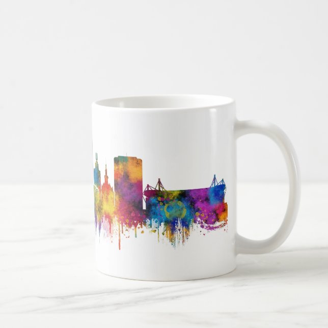 Dortmund Germany Skyline Kaffeetasse (Rechts)