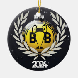 DORTMUND INSPIRIERT KERAMIK ORNAMENT