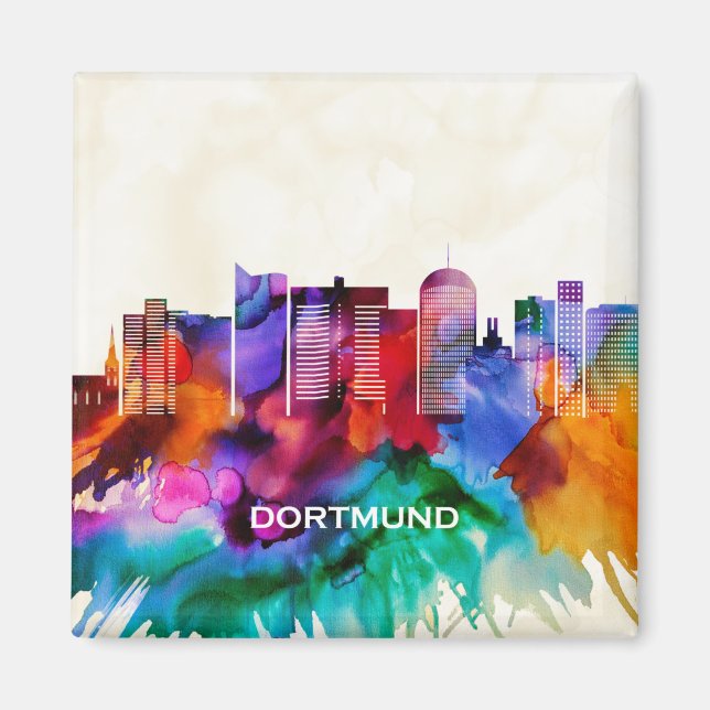 Dortmund Skyline Magnet (Vorne)
