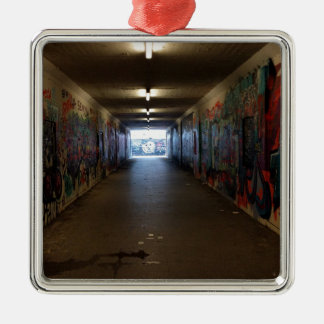 Dortmund U-Bahn Grafitti am Bahnhof Ornament Aus Metall