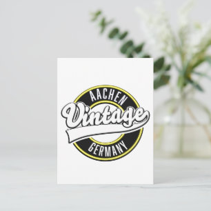 Dortmund Vintage-Style-Logo, Postkarte