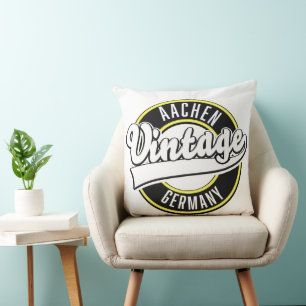 Dortmund Vintage Style Logo, Zierkissen