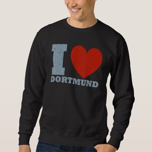 Dortmund Westfalen Deutschland - Dialekt Souvenir_ Sweatshirt (Vorderseite)