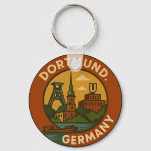 Dortmunder deutsches Stadtemblem Schlüsselanhänger