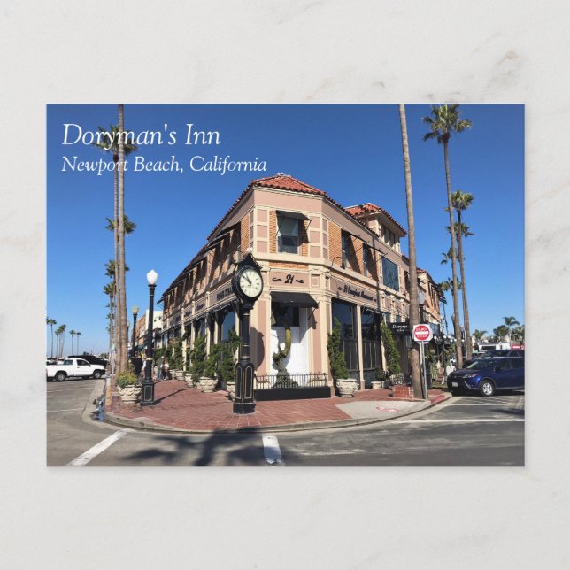 Doryman's Inn, Newport Beach, Kalifornien Postkarte (Vorderseite)