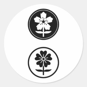dos Flores Runder Aufkleber