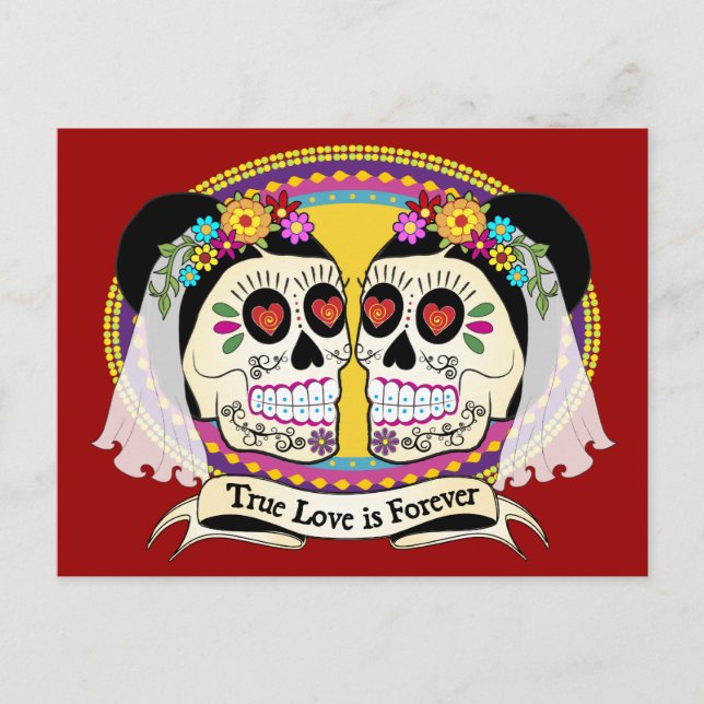 Dos Novias (2 Brides) Postkarte (Vorderseite)