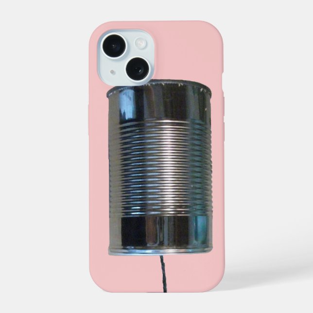 Dose-Büchsen-Telefon iPhone 15 Hülle (Rückseite)