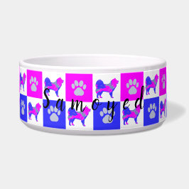Dose & Paw Hot Pink & Blue Pet Box Napf