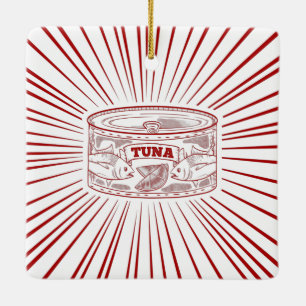Dose Thunfisch Keramikornament