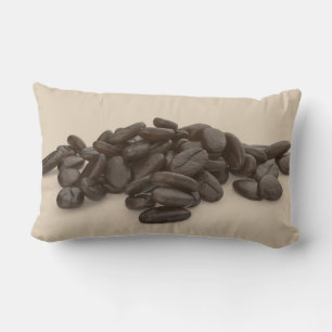 Dose von gerösteten Kaffeebohnen Lendenkissen