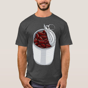 Dosen von Bohnen Niere Bohnen gebacken Bohnen T-Shirt
