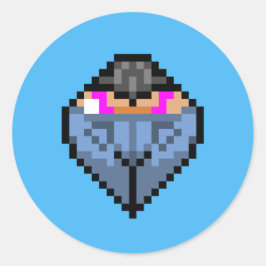 Dosenband für Hintern mit niedriger Jeans Runder Aufkleber