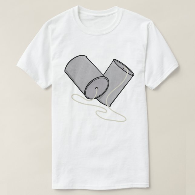 Dosenfernsprecher Nostalgie T-Shirt (Design vorne)