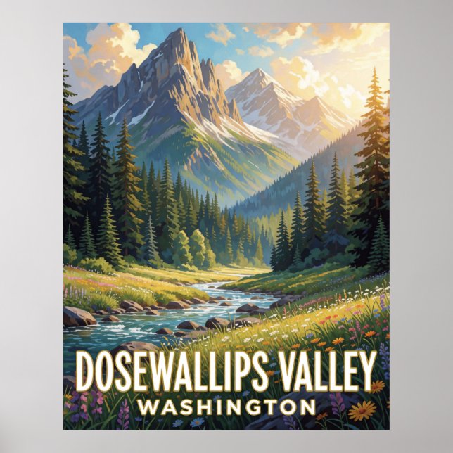 Dosewallips State Park — Washington Poster (Vorne)