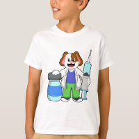 Dosierung als Arzt mit Spritze