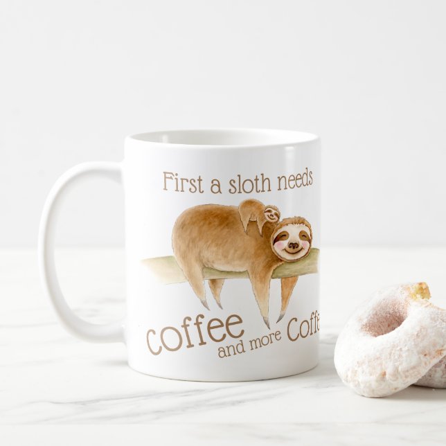 Dosierung Schlampe und niedliches Baby brauchen Ka Kaffeetasse (Mit Donut)