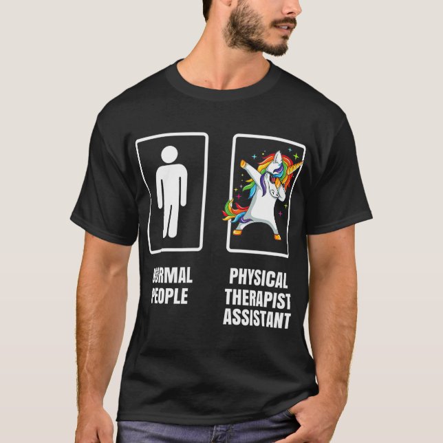 Dosierung Unicorn Physiotherapeut Assistant PT T-Shirt (Vorderseite)